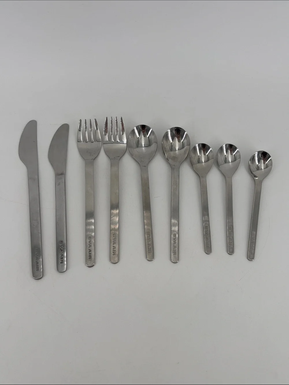Vintage EVA air mixed set TBOL and Morii 18-8 stainless steel silverware